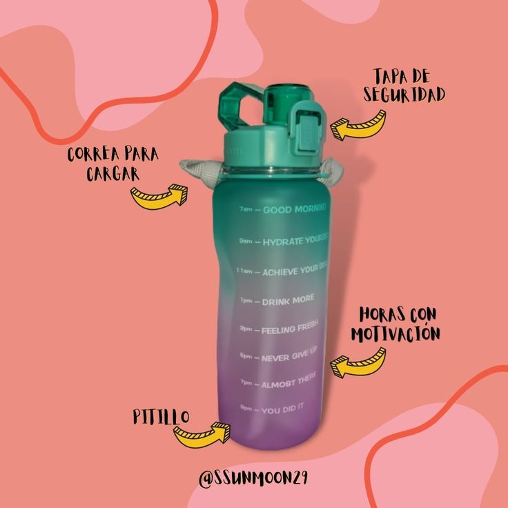 Termos X4 Para Agua Bebidas Motivacional